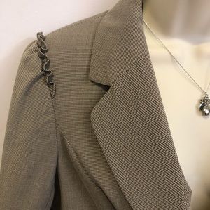 The Limited Collection Plaid Blazer Large